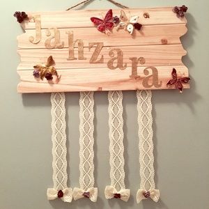 Handmade Bow Board!
